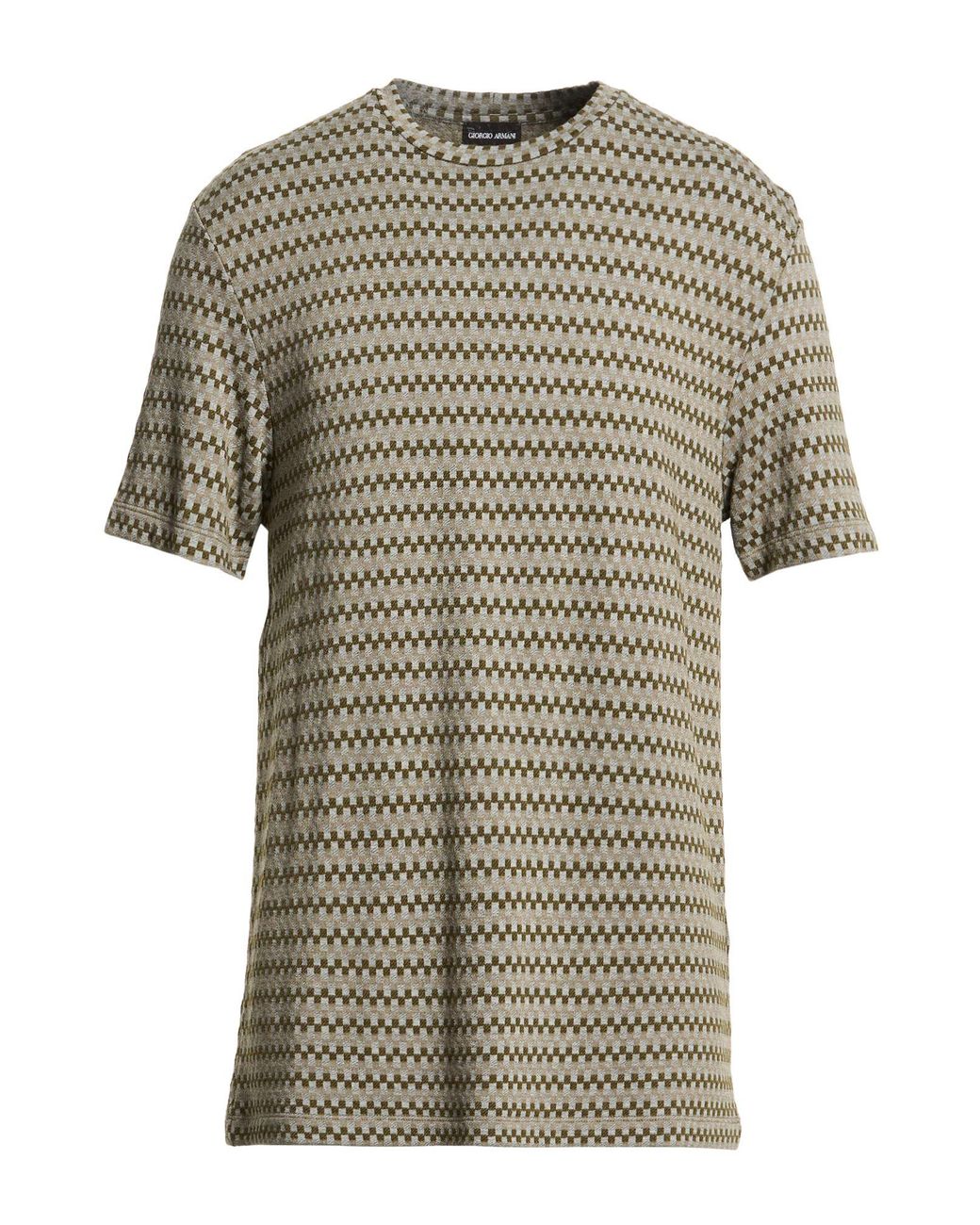 Giorgio Armani Gray Military Sweater Viscose, Elastane for men