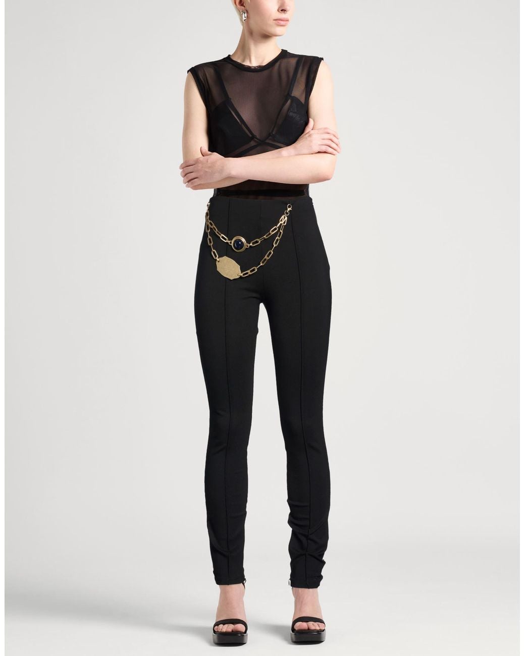 Area Black Leggings