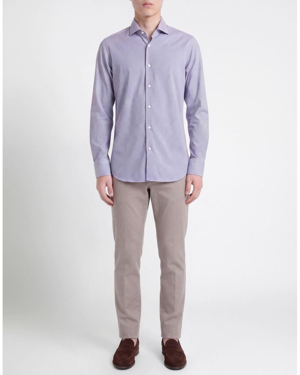 Ghirardelli Blue Next Midnight Shirt Polyester, Elastane for men