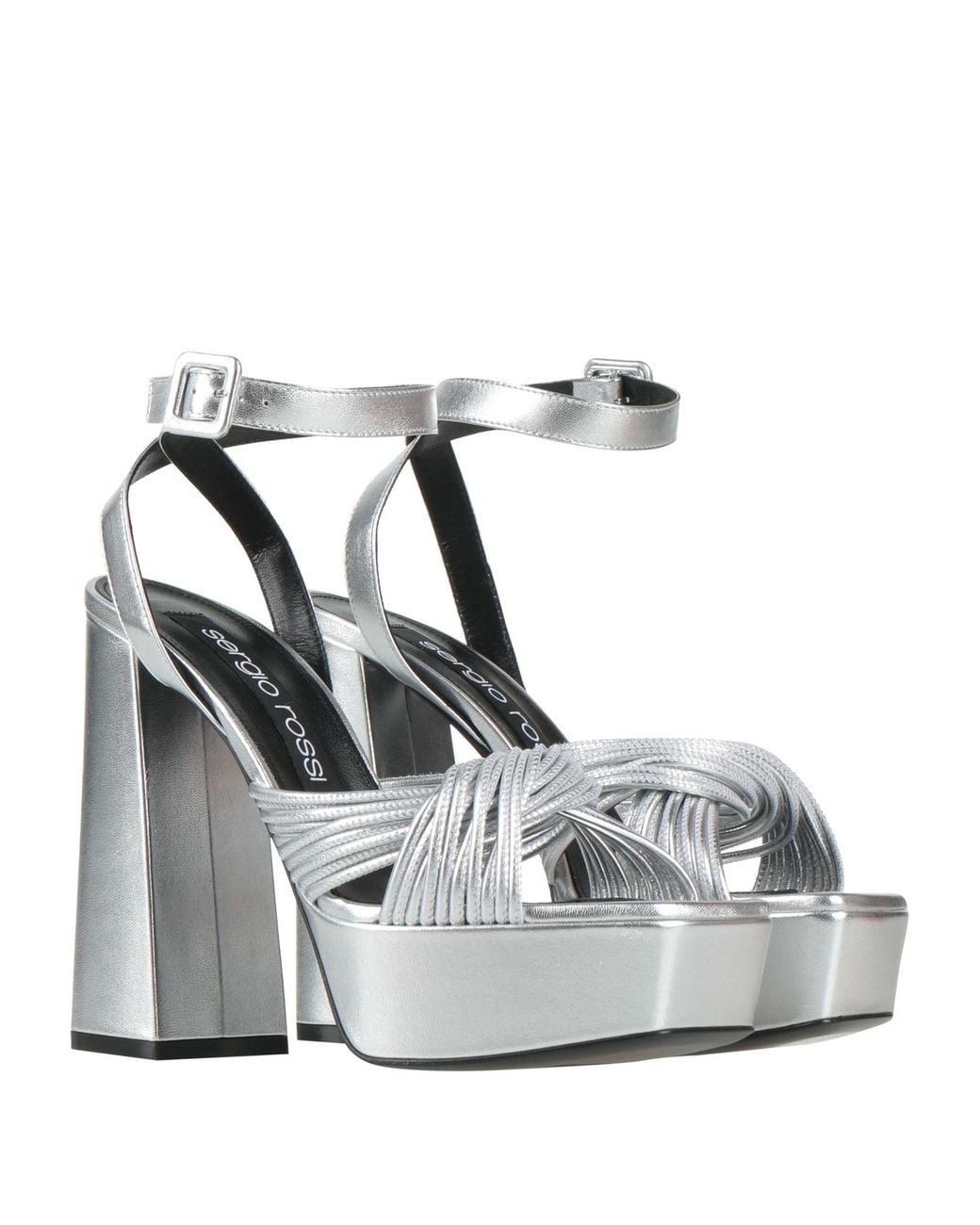 Sergio Rossi White Sandals Leather