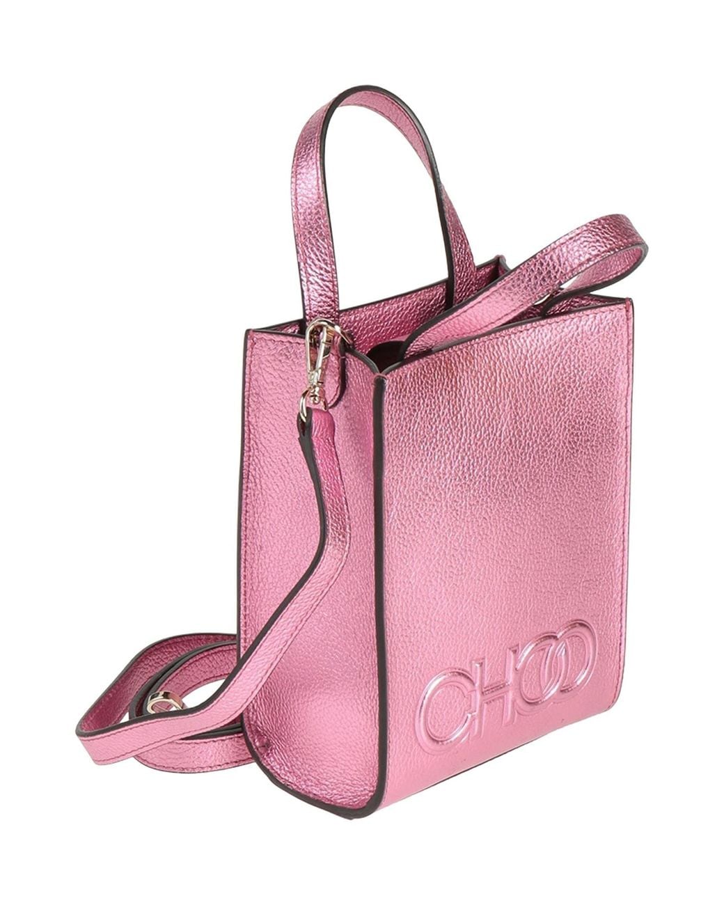 Jimmy Choo Pink Handbag Leather