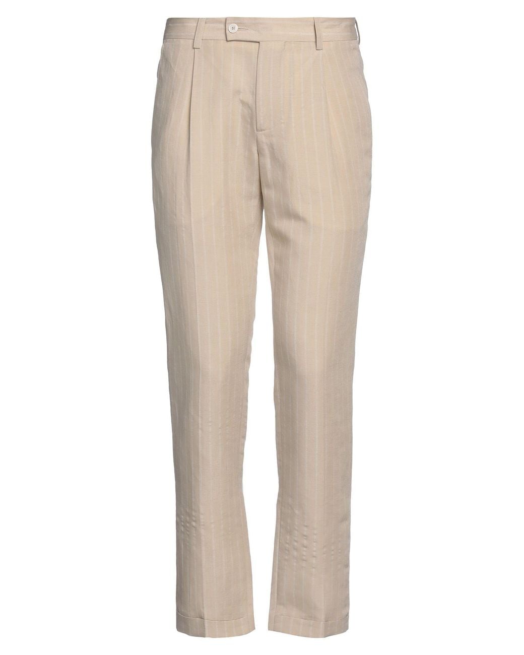 Daniele Alessandrini Natural Pants Linen, Viscose for men