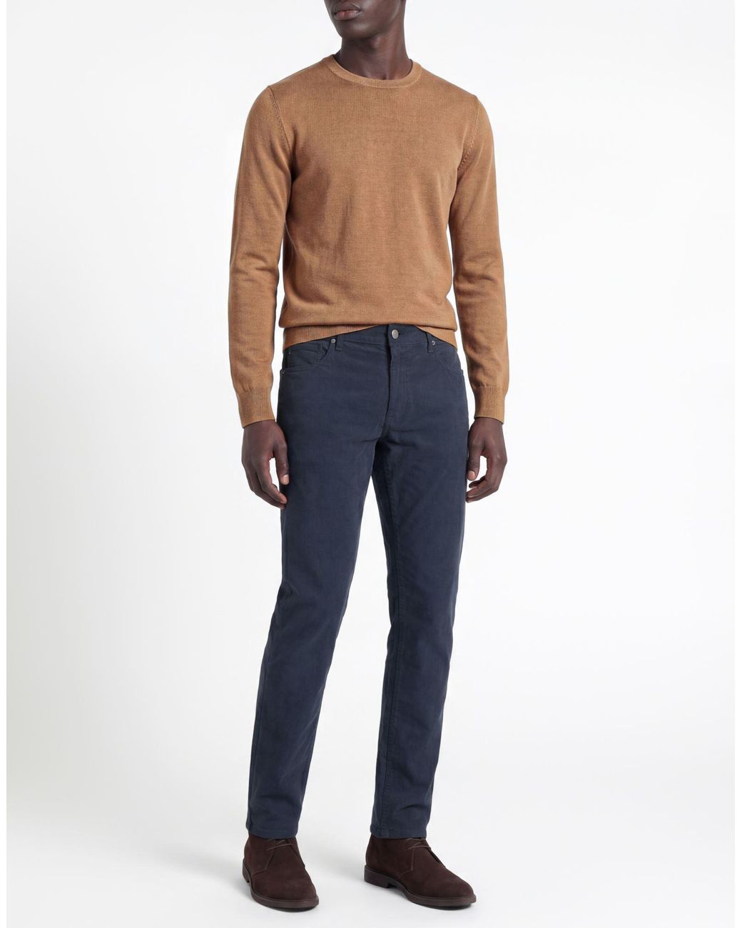 Incotex Blue Division Pants Cotton, Elastane for men