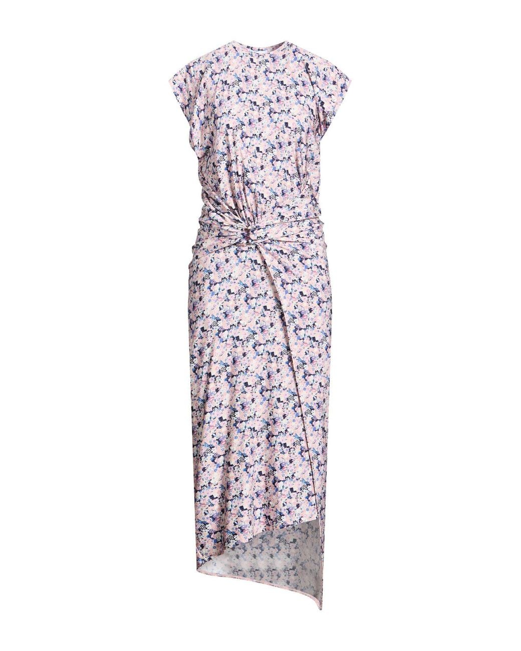 Rabanne Purple Maxi Dress Viscose, Elastane