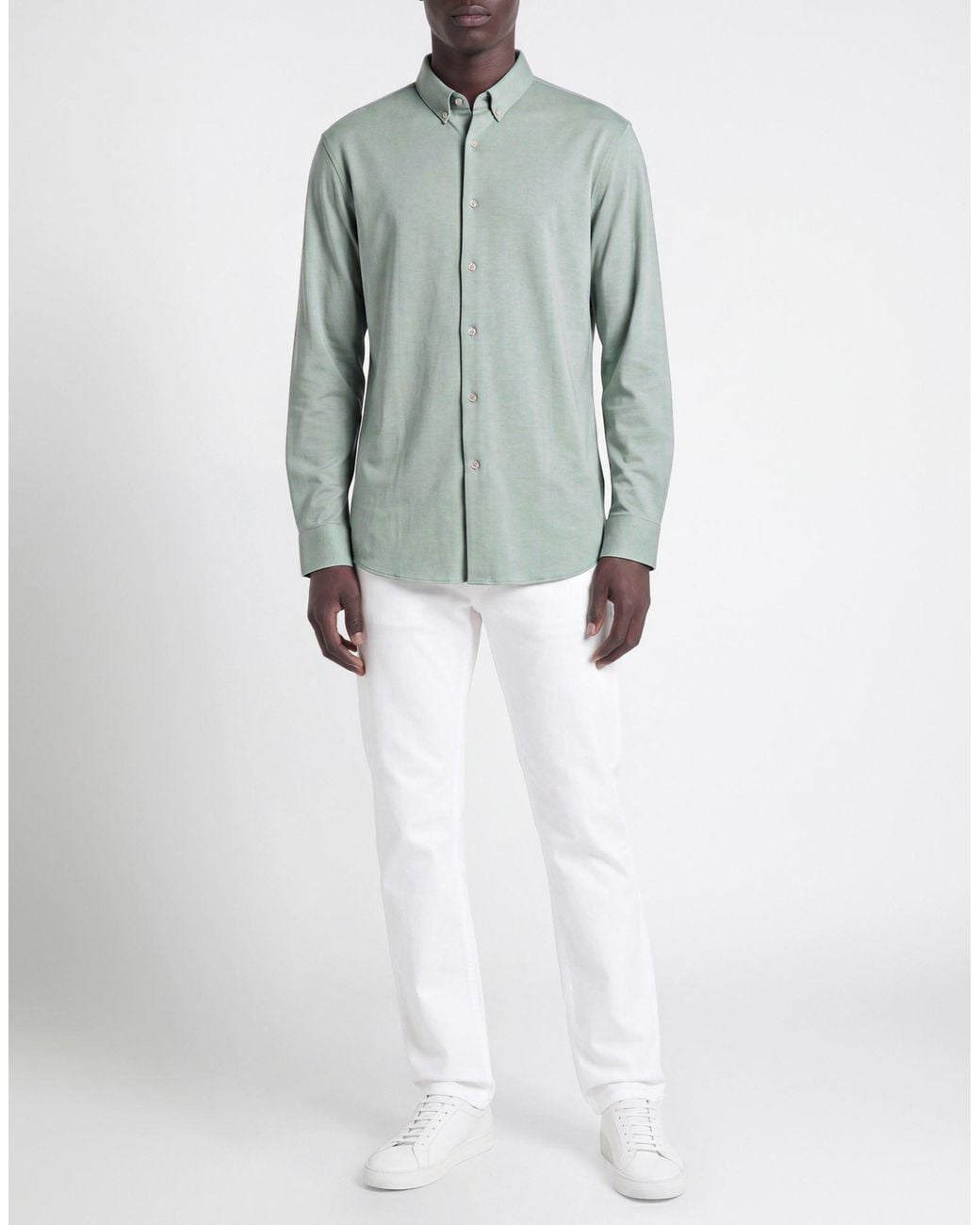 Calvin Klein Blue Shirt Cotton for men
