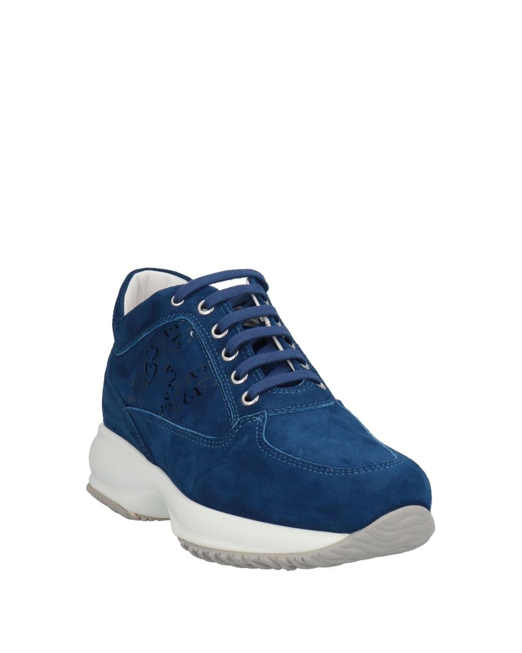 Hogan Blue Sneakers Cowhide