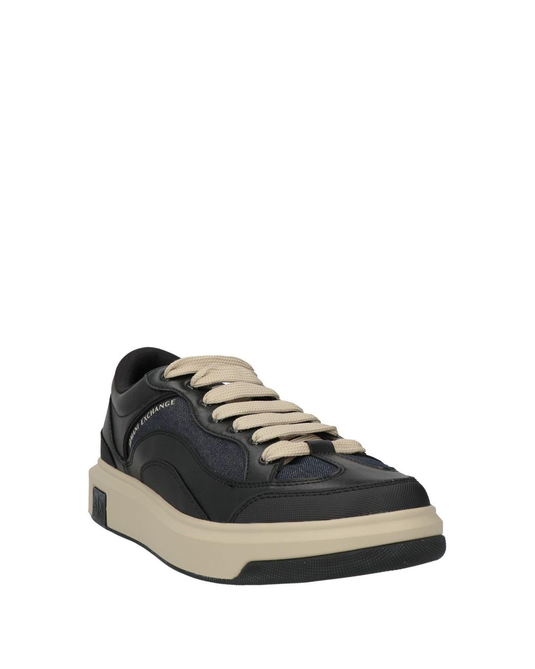ARMANI EXCHANGE Black Trainers for men