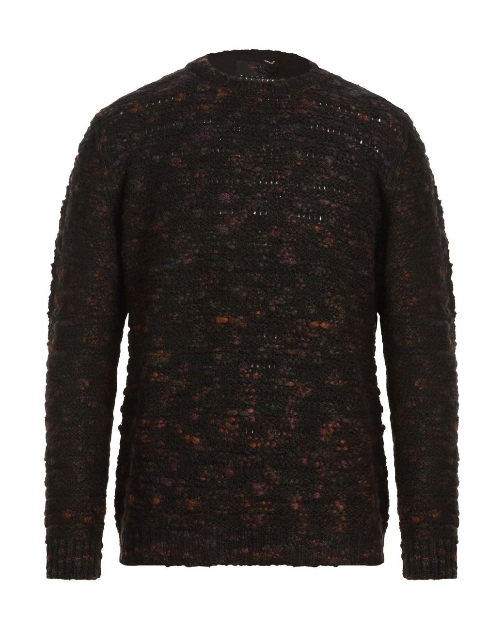 Officina 36 Black Sweater Acrylic, Polyester, Wool for men