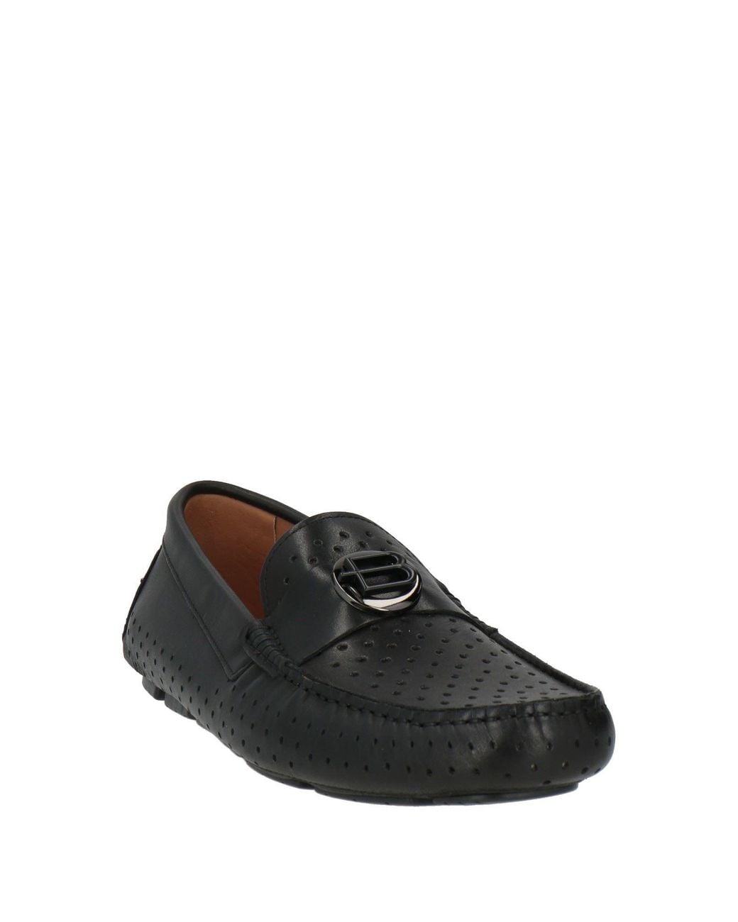 Baldinini Black Loafers Calfskin for men