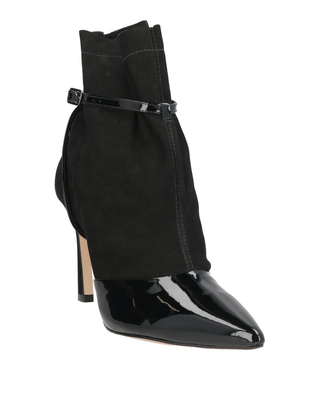 Miss Unique Black Ankle Boots