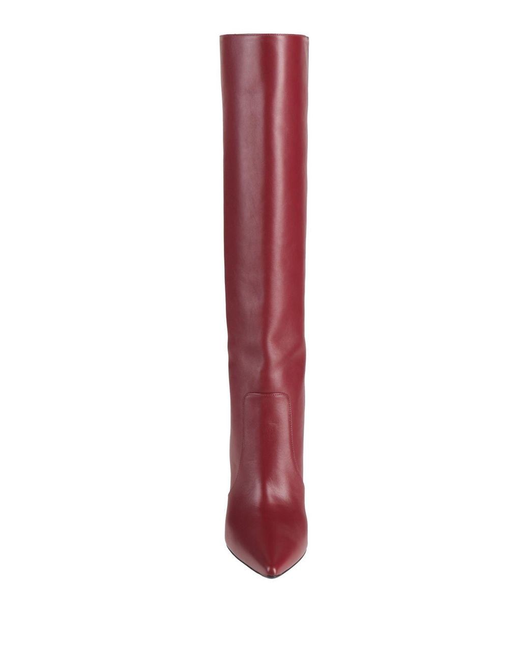 Alberta Ferretti Red Boot Leather