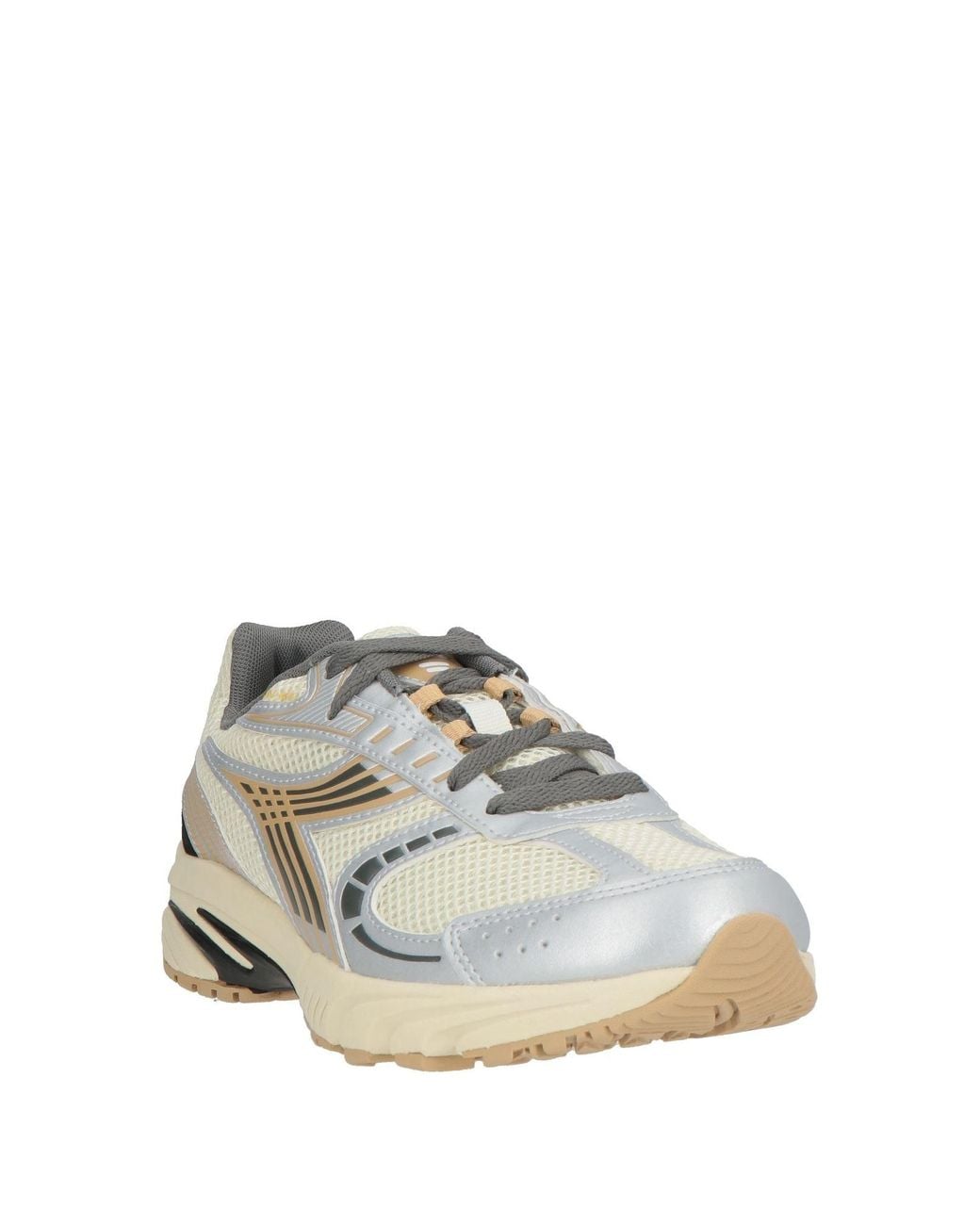 Diadora White Sneakers Textile Fibers