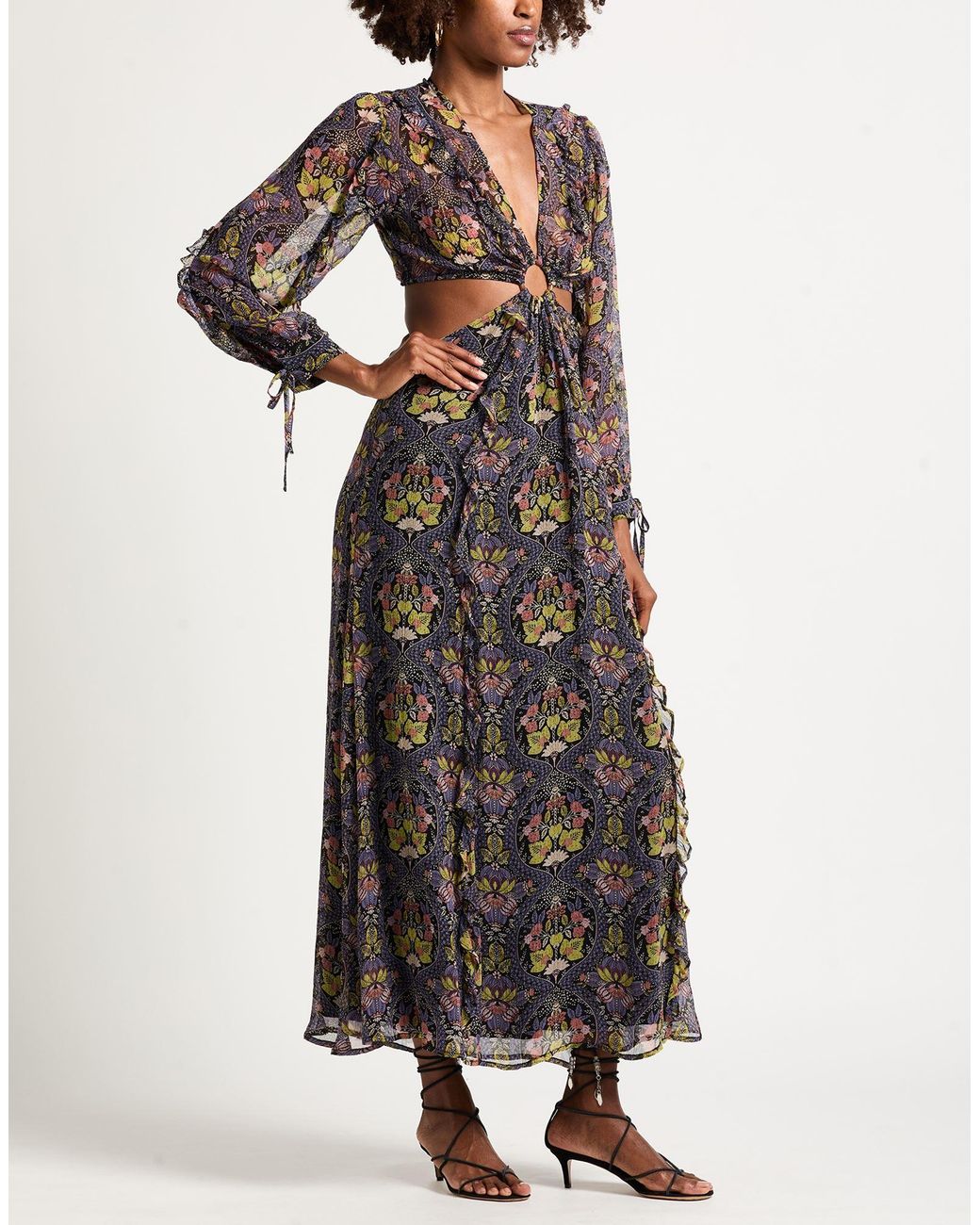 Antik Batik Purple Maxi Dress
