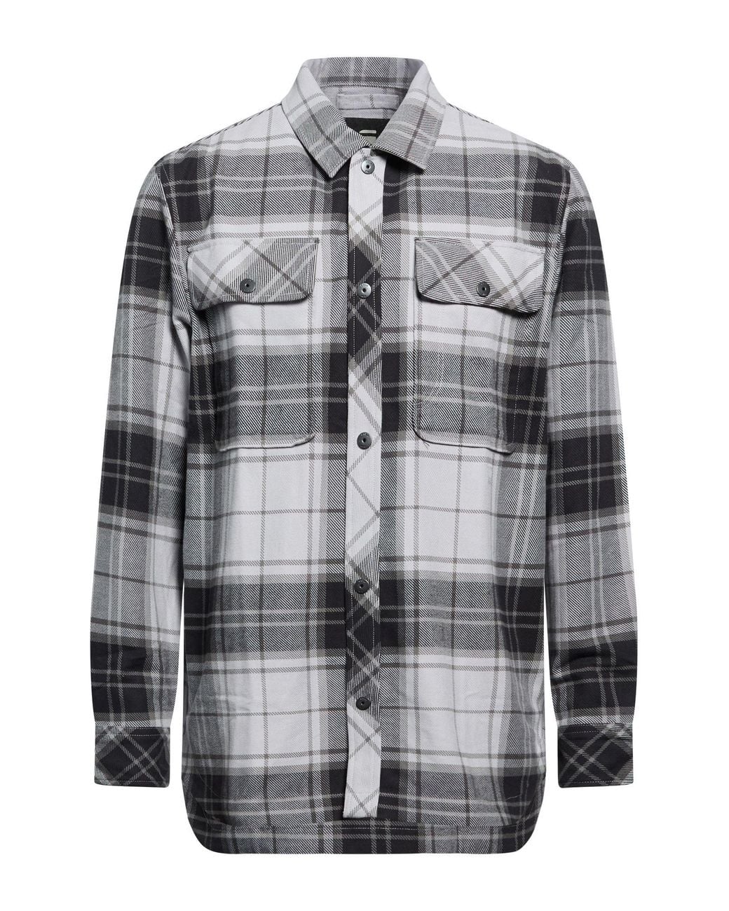 G-Star Gray Shirt Cotton, Recycled Polyamide for men
