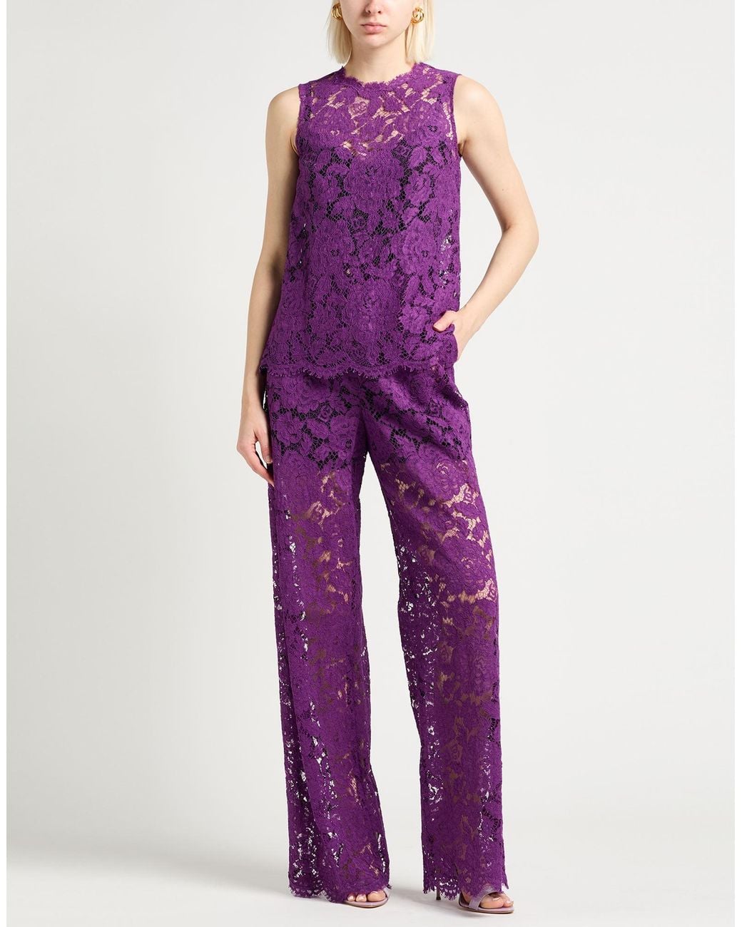 Dolce & Gabbana Purple Tops