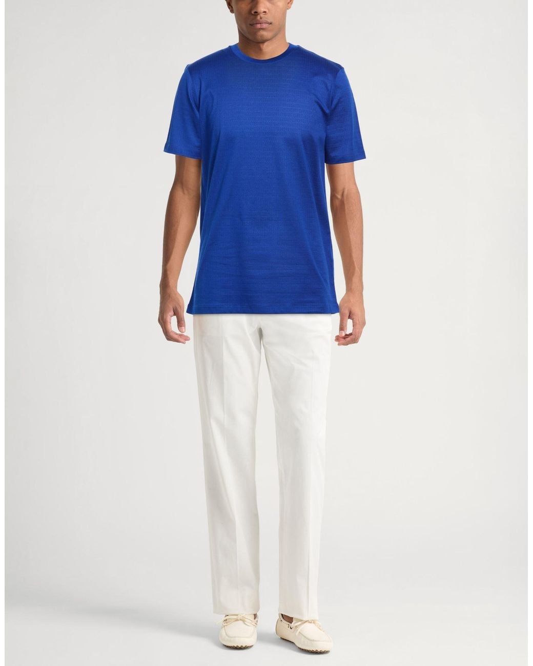 Dunhill Blue T-Shirt Cotton for men