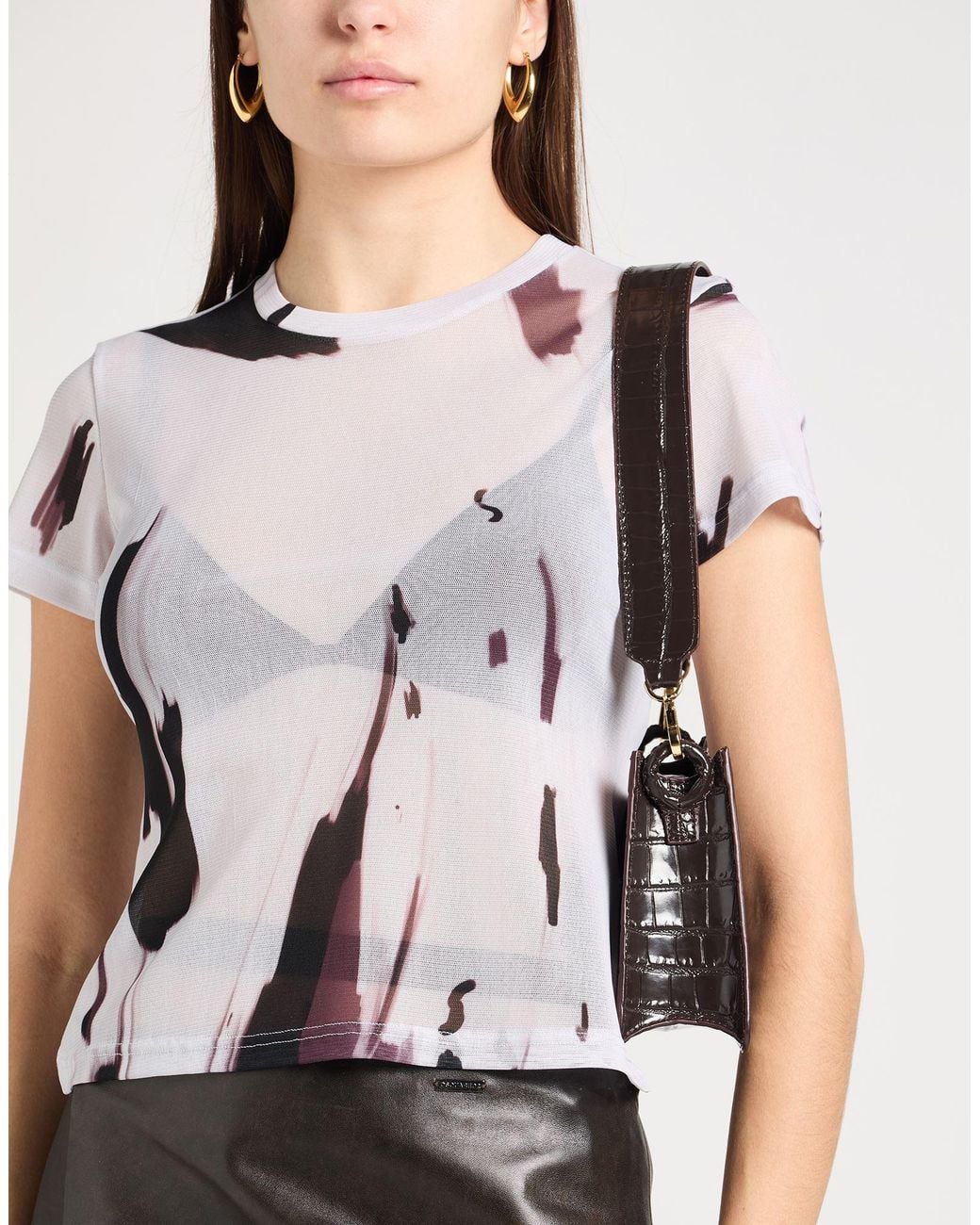 Ssheena Blue T-Shirt Polyester