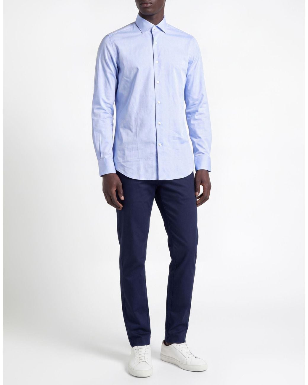 Ghirardelli Blue Light Shirt Cotton for men