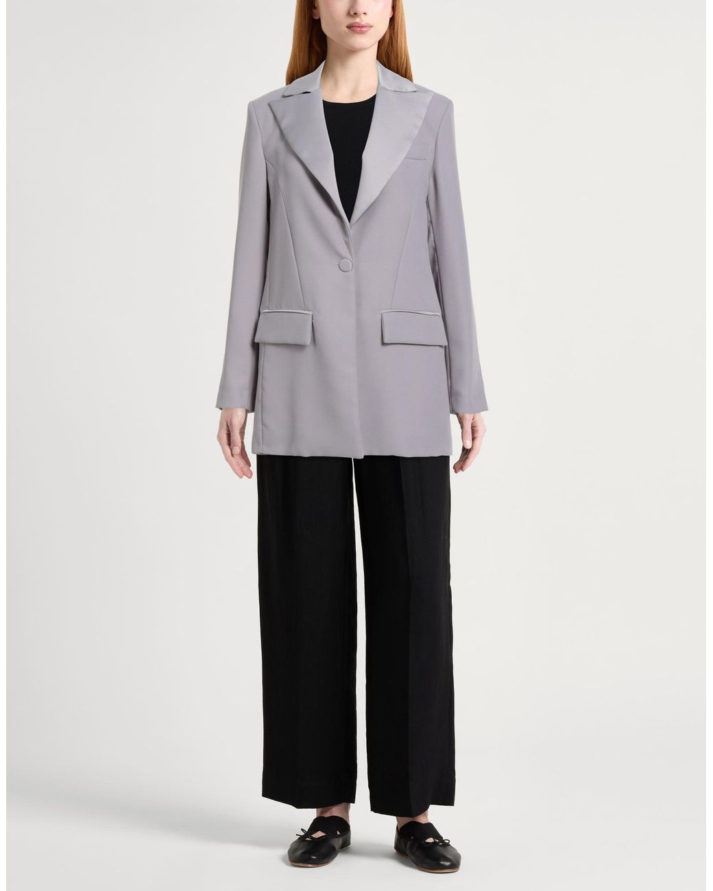 Suoli Gray Light Blazer Polyester