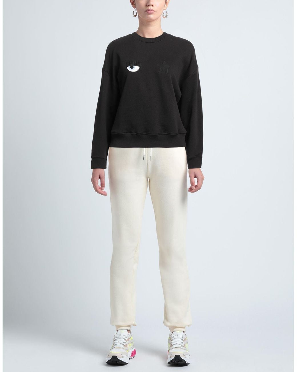 Chiara Ferragni Black Sweatshirt