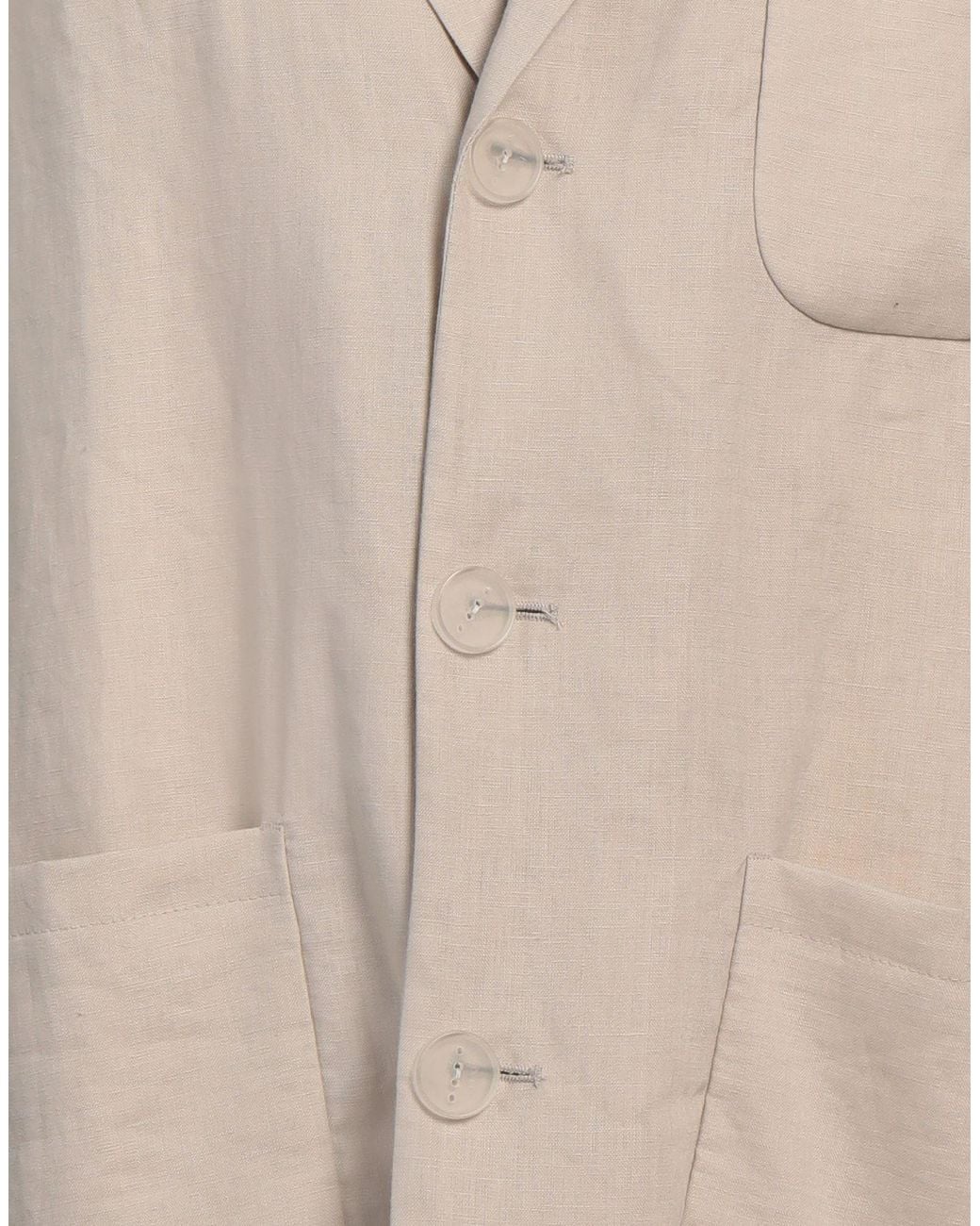 Hevò Natural Blazer Linen for men
