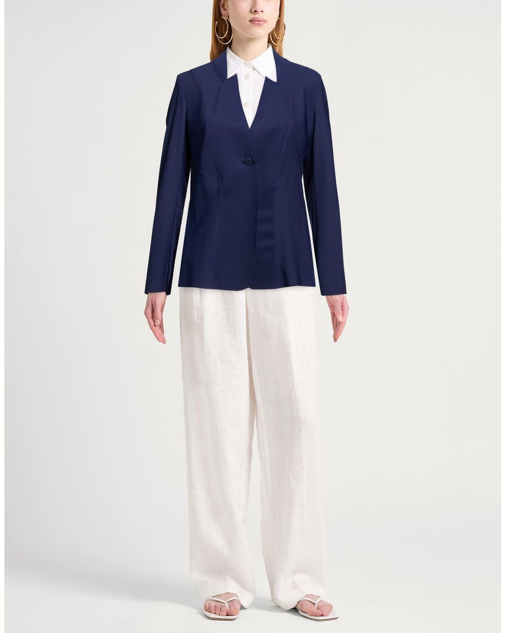 High Blue Jacket Polyamide, Elastane