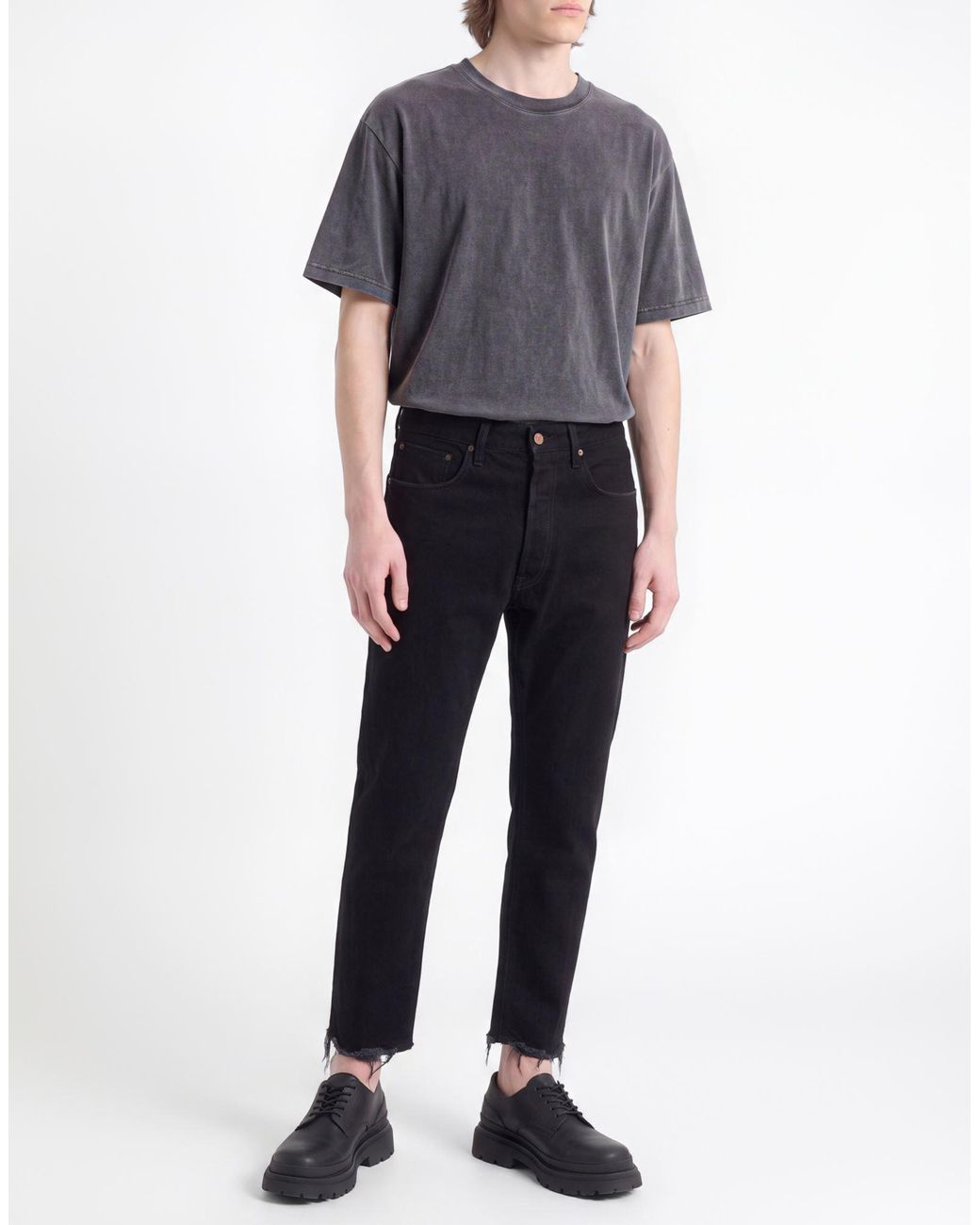 People Black Jeans Cotton for men