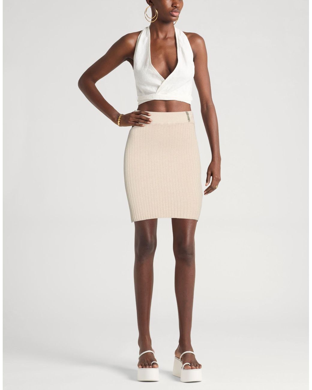hinnominate Natural Mini Skirts