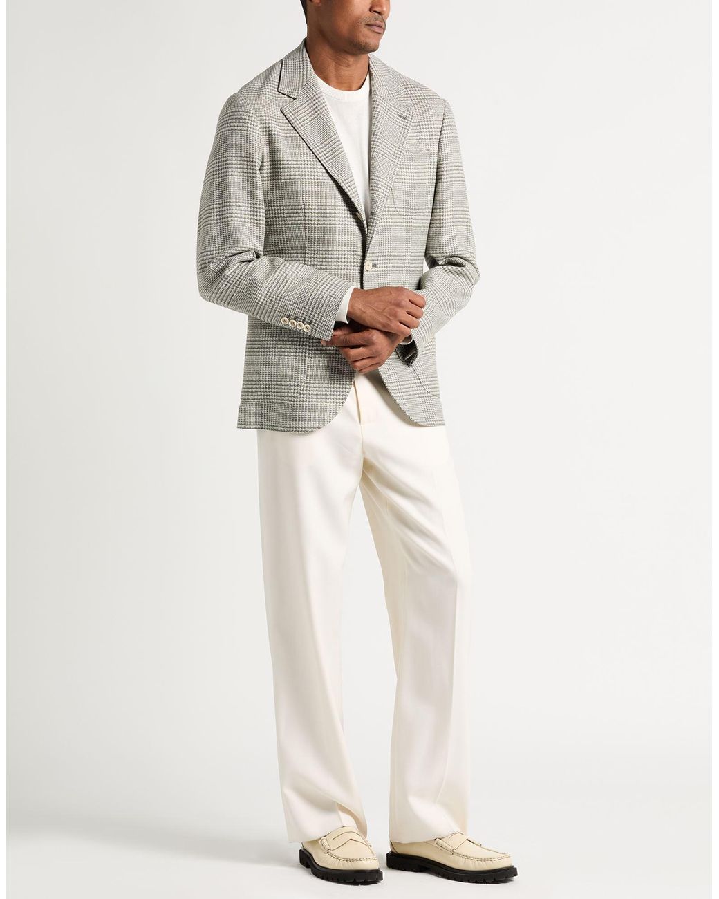 Brunello Cucinelli Gray Blazer for men