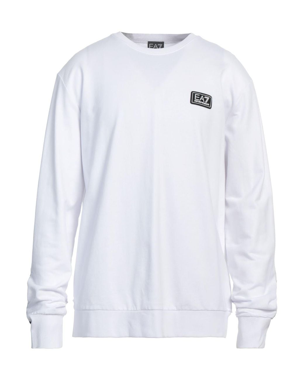 EA7 Sweatshirt in White für Herren