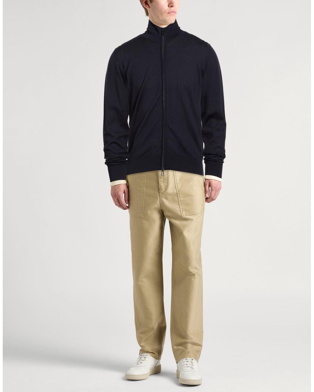 Paolo Pecora Blue Cardigan for men