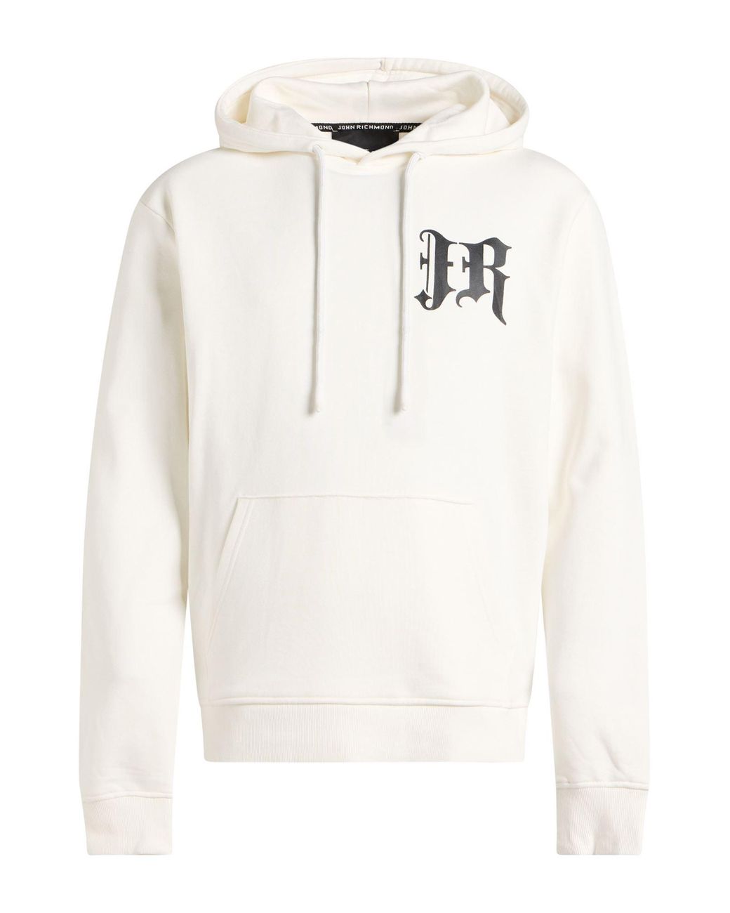 John Richmond White Sweatshirt Cotton, Polyester for men