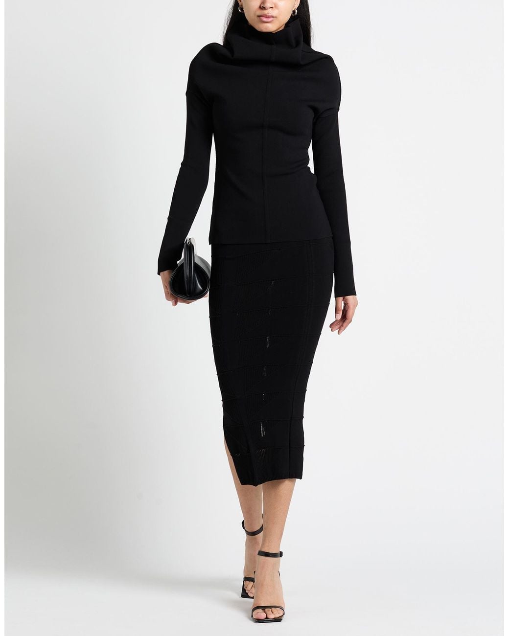 Rick Owens Black Turtlenecks