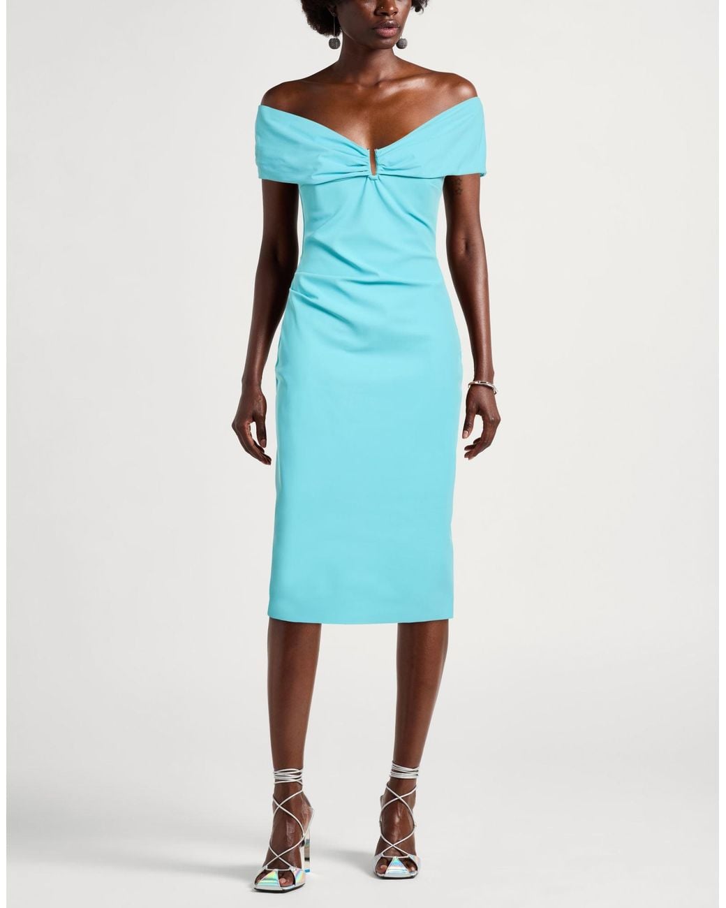 La Petite Robe Di Chiara Boni Blue Midi Dresses