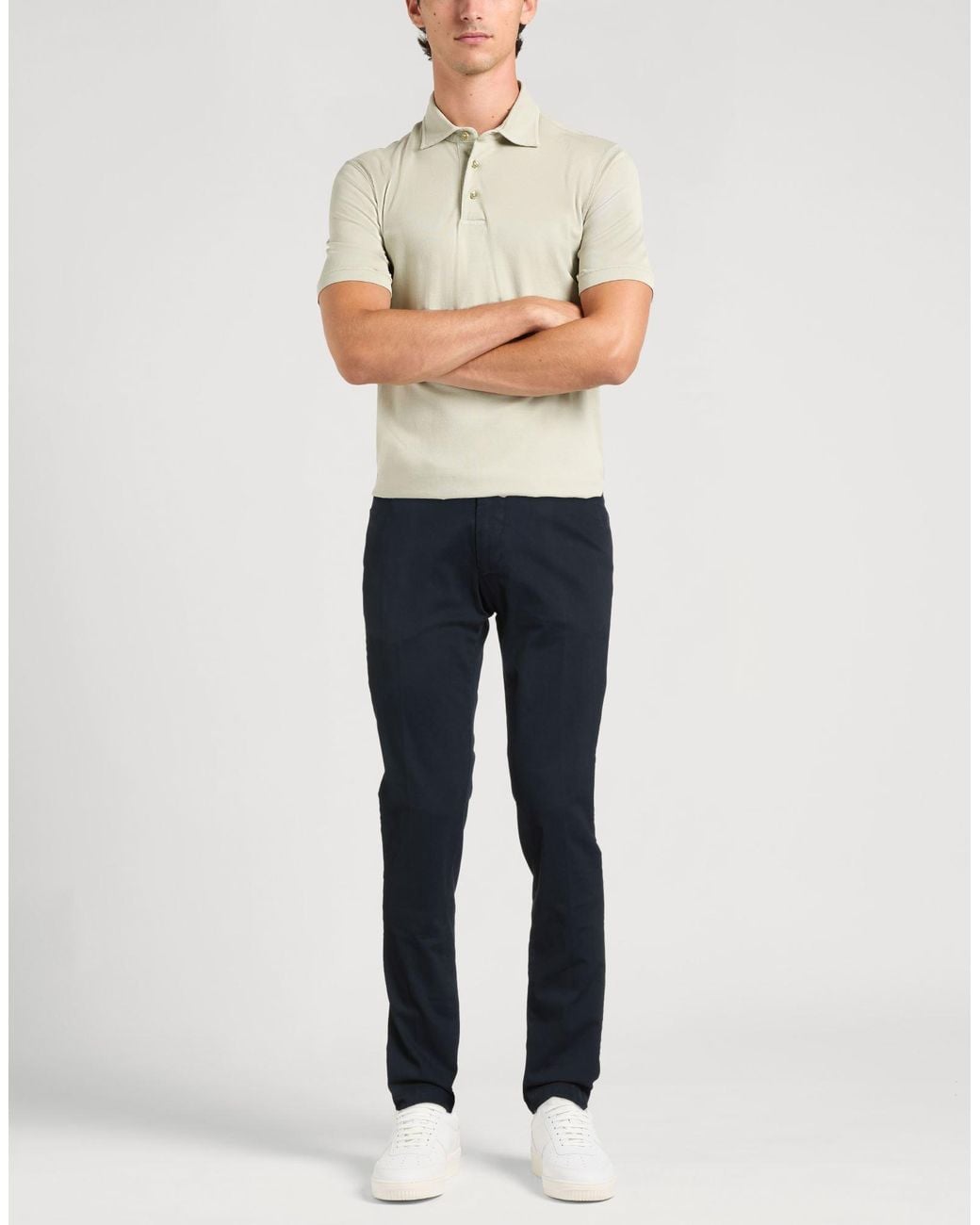 Berwich Blue Pants for men