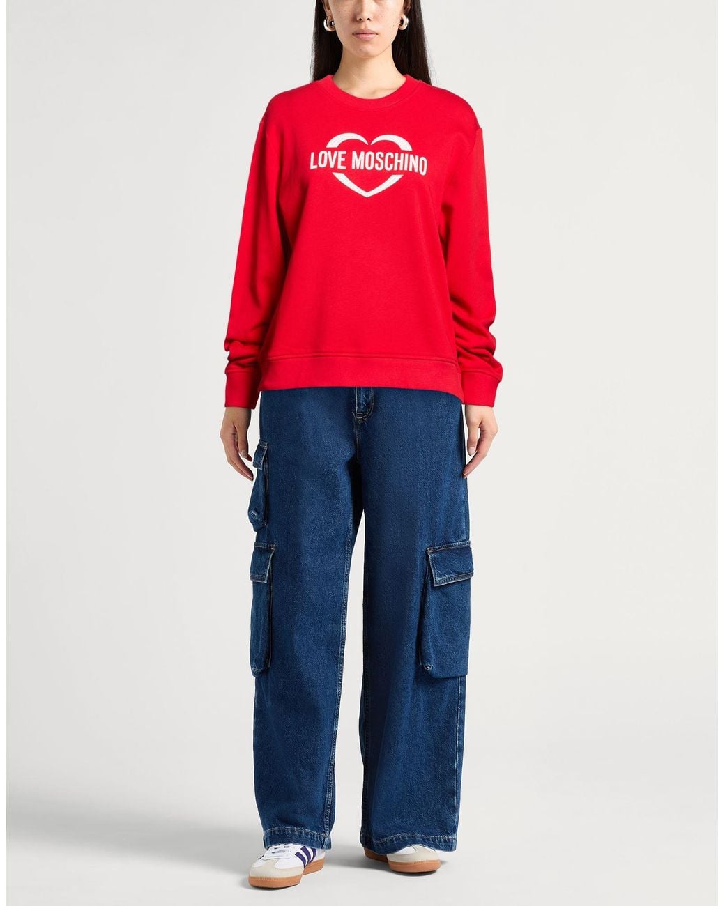Love Moschino Red Sweatshirts