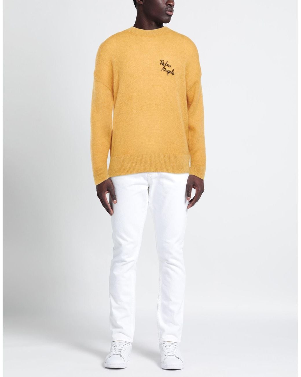 Pullover di Palm Angels in Yellow da Uomo
