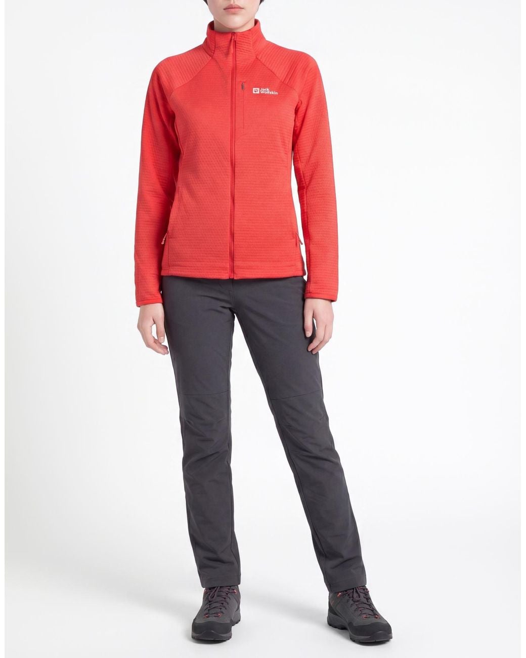Jack Wolfskin Red Sweatshirt