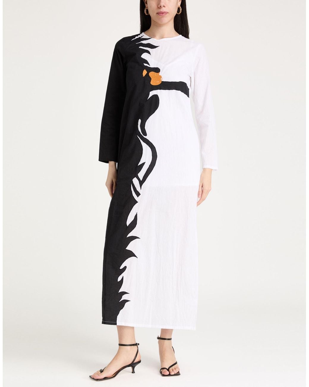 CONNOR & BLAKE White Maxi Dress Cotton