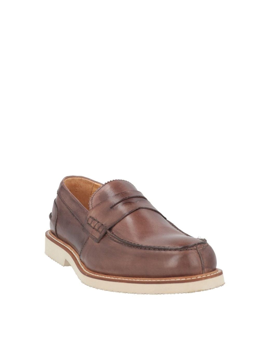 Exton Brown Loafers Leather for men