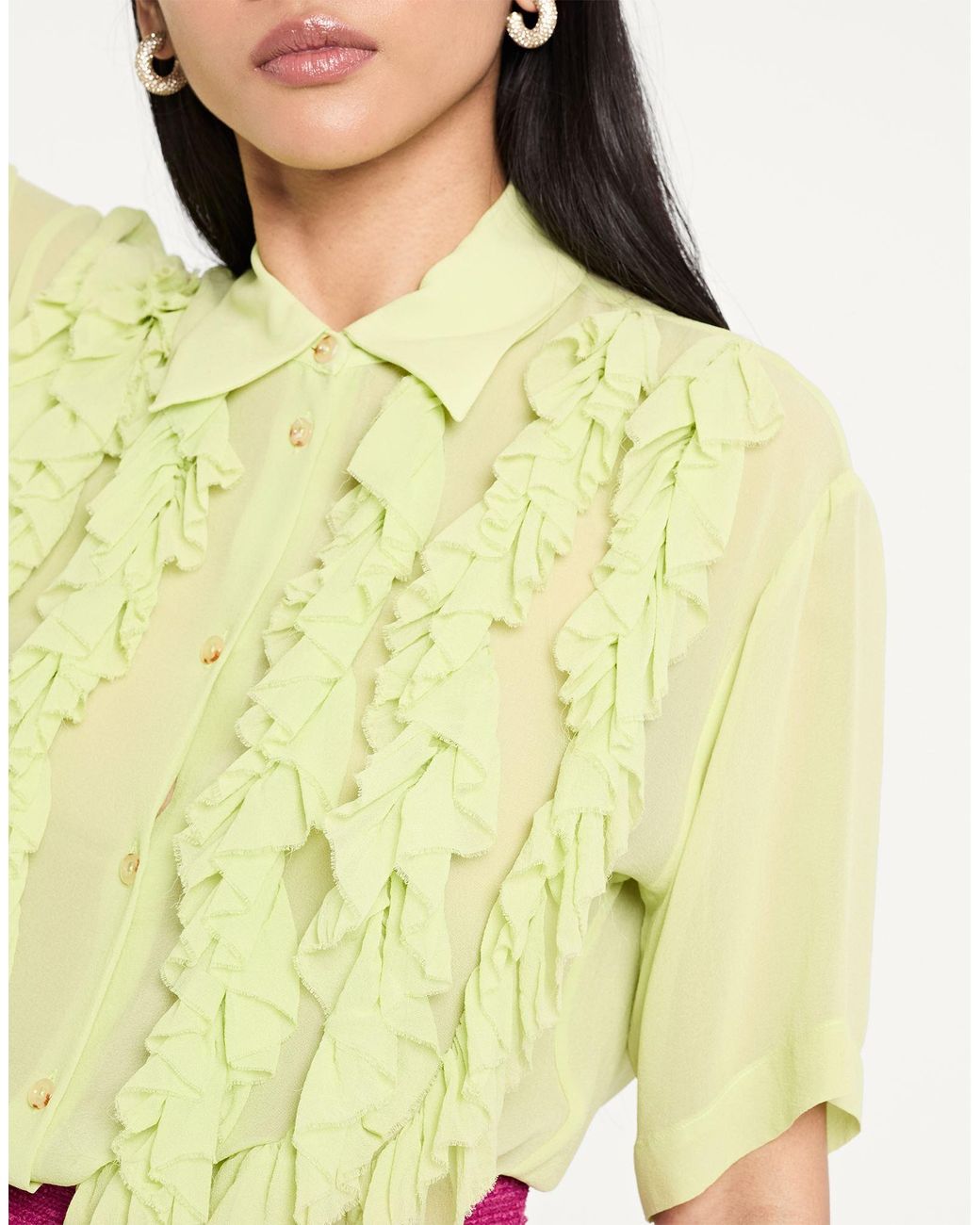 Alysi Yellow Shirt Silk