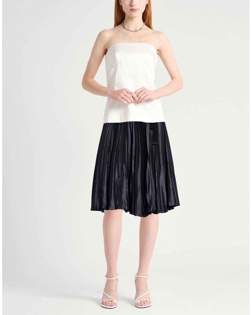 N°21 Blue Midi Skirt Viscose