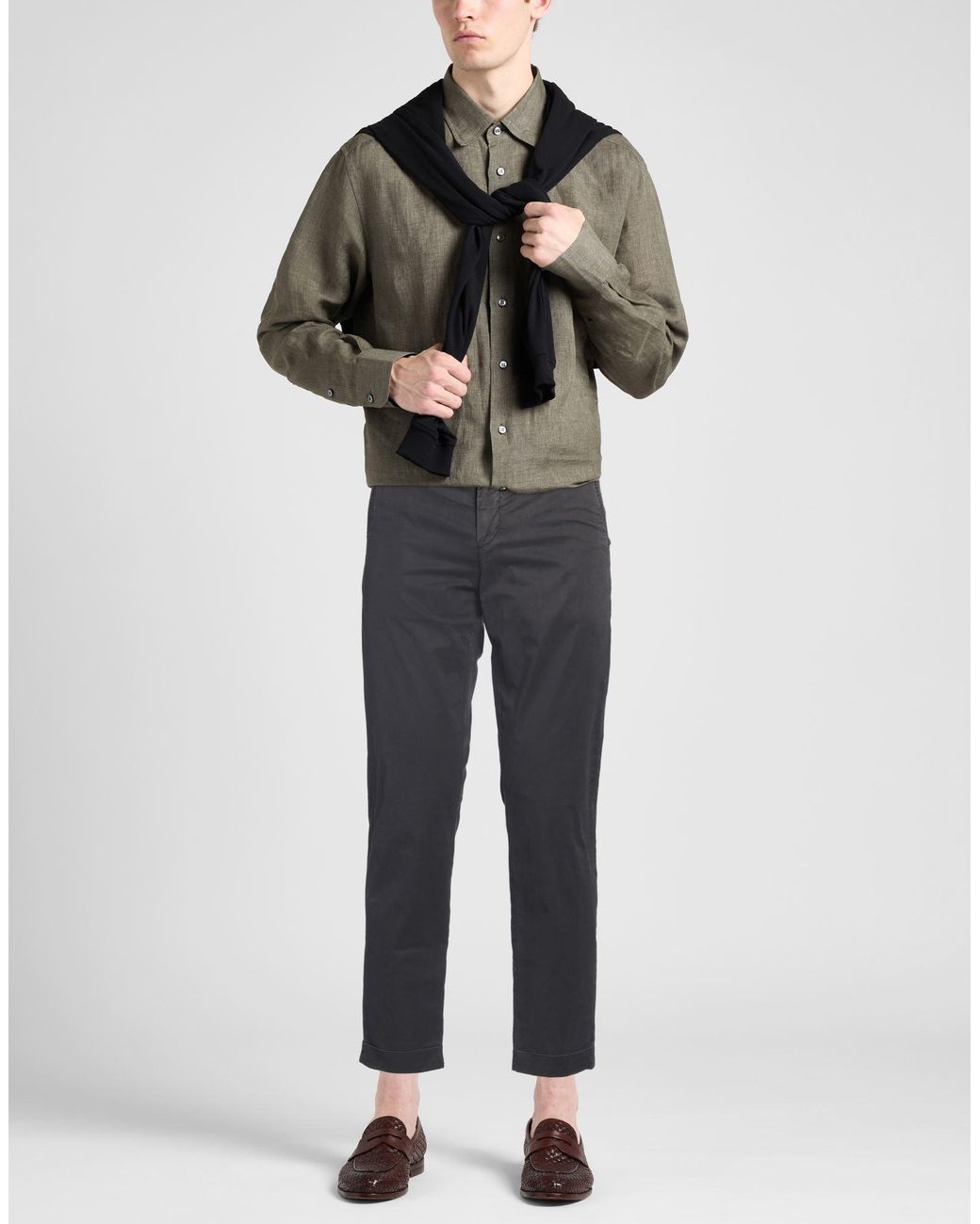 Jeckerson Gray Trouser for men