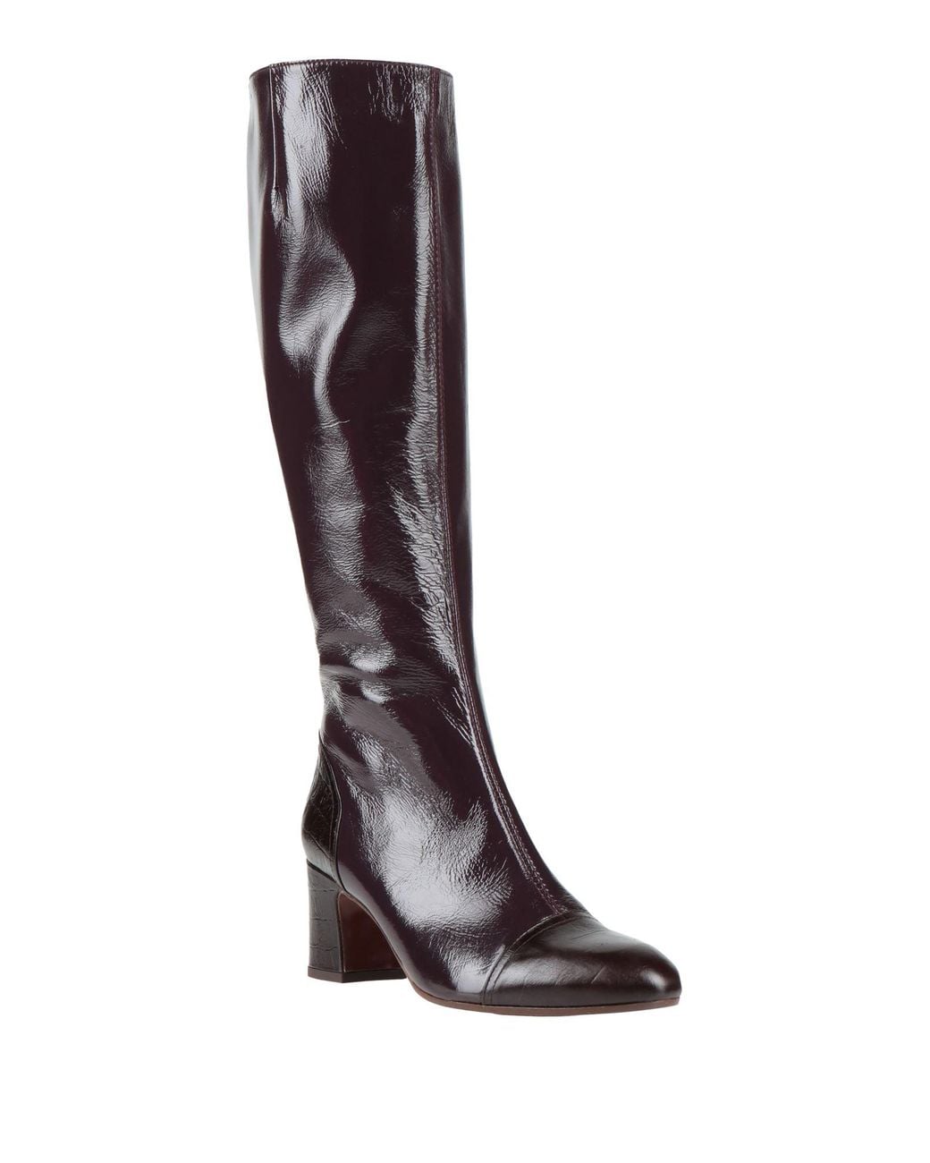 Chie Mihara Brown Plum Boot Leather