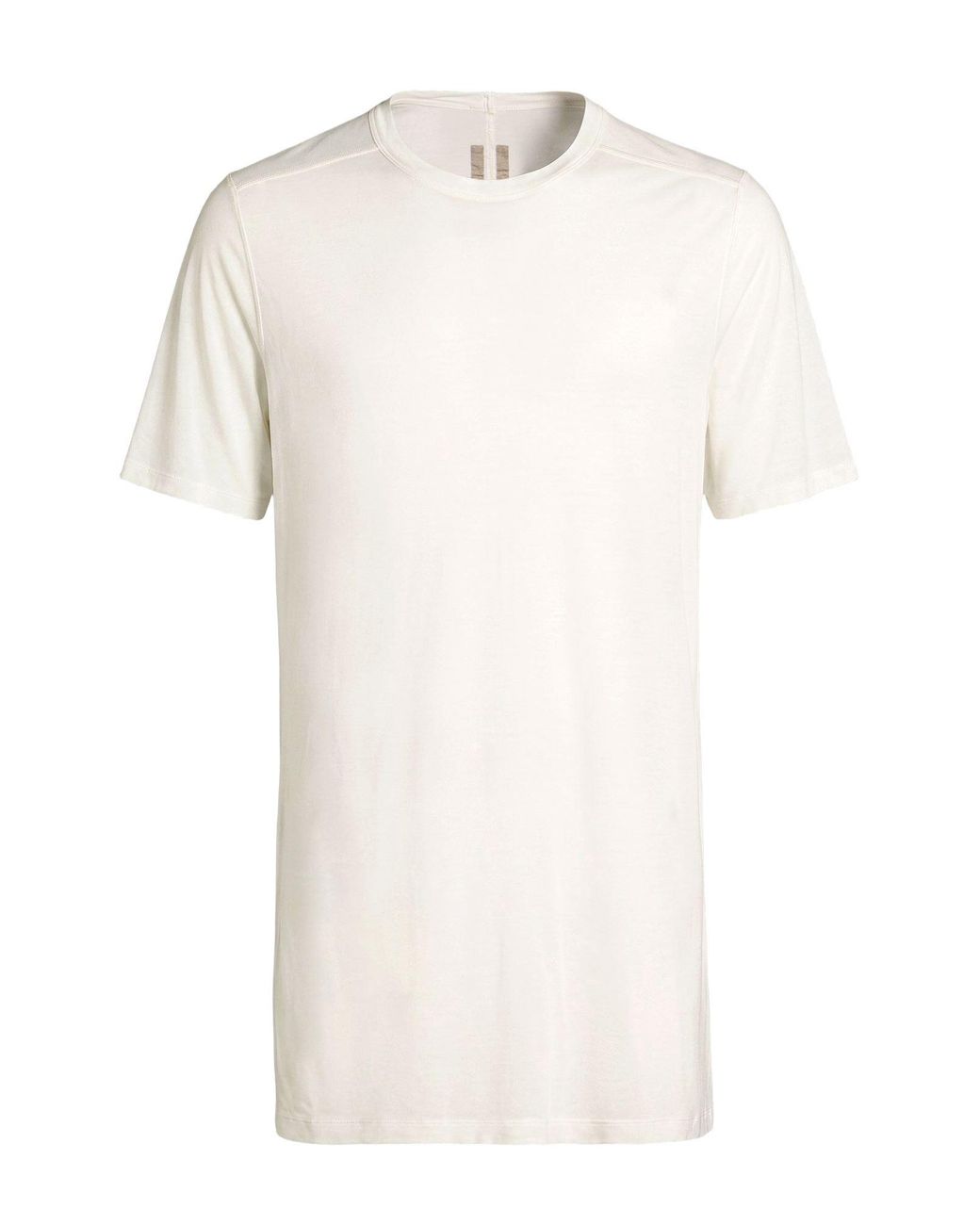 Rick Owens White T-Shirt Viscose, Silk for men