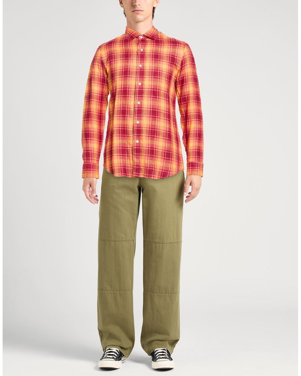 Salvatore Piccolo Red Shirts for men