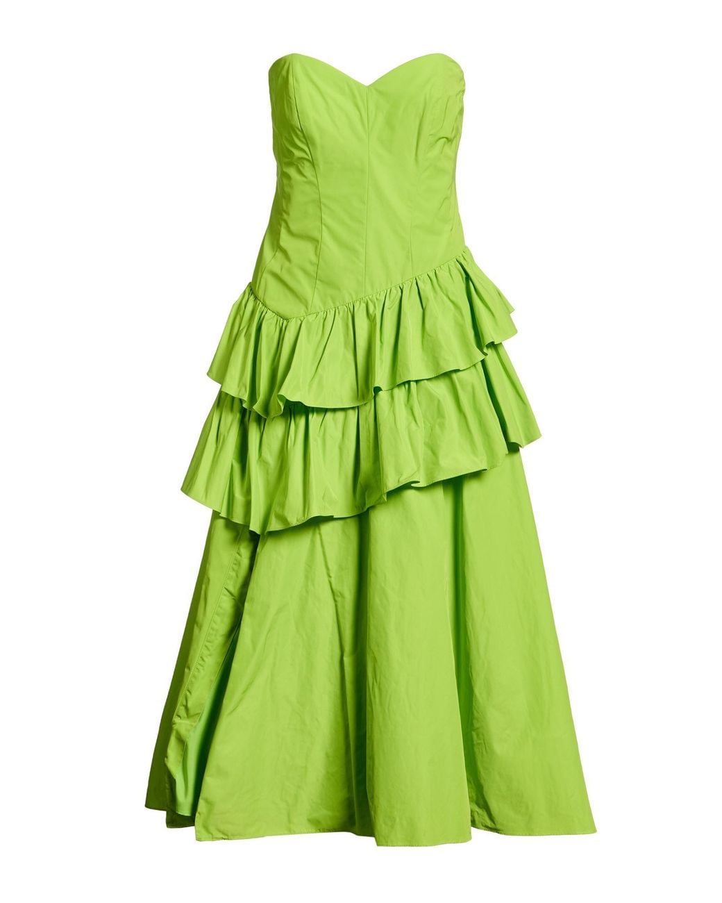 Marchesa Green Midi Dress