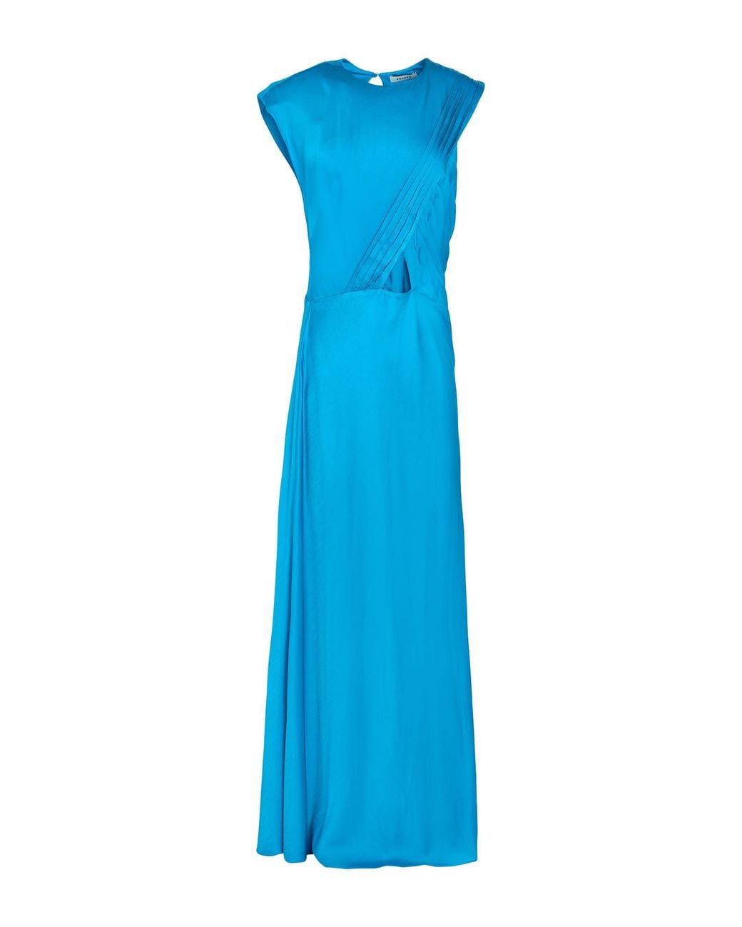 Sandro Blue Maxi Dress Viscose