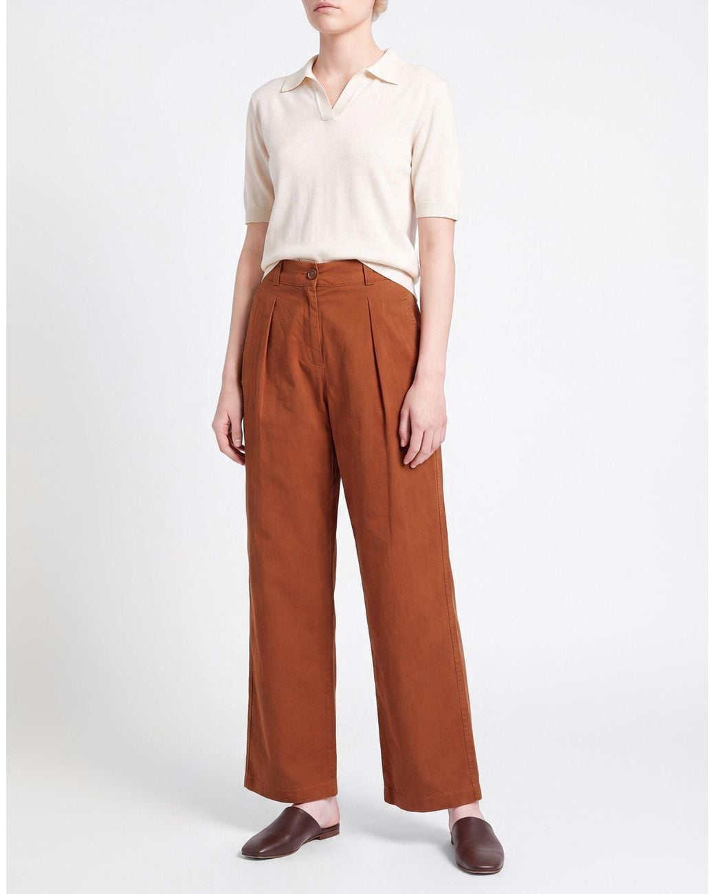 Attic And Barn Orange Trouser