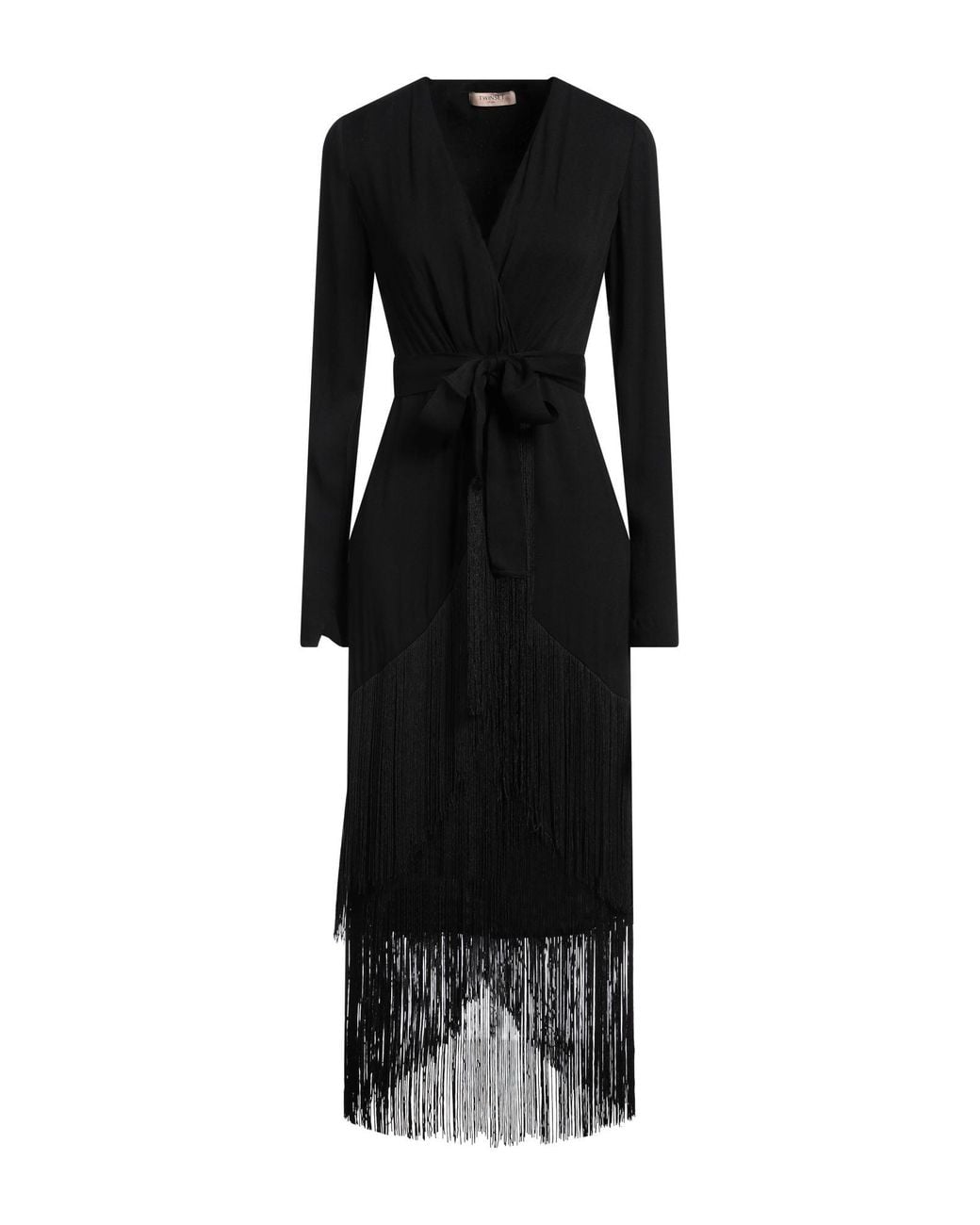 Robe midi Twinset en coloris Black